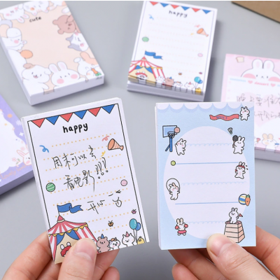 Tập giấy note, giấy nhớ họa tiết dễ thương