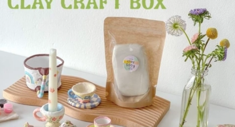 Đất sét tự khô Be Happier Clay Box - Tất cả những gì bạn cần để sáng tạo